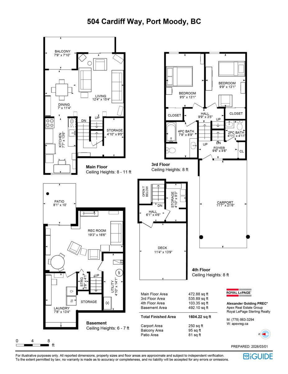 Garden / Landscaping Photo of 504 Cardiff Way, Port Moody, BC