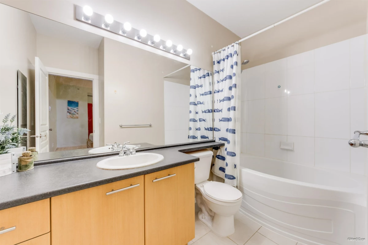 Basement Recreation Room Photo of 406 9329 University Crescent, Burnaby, BC