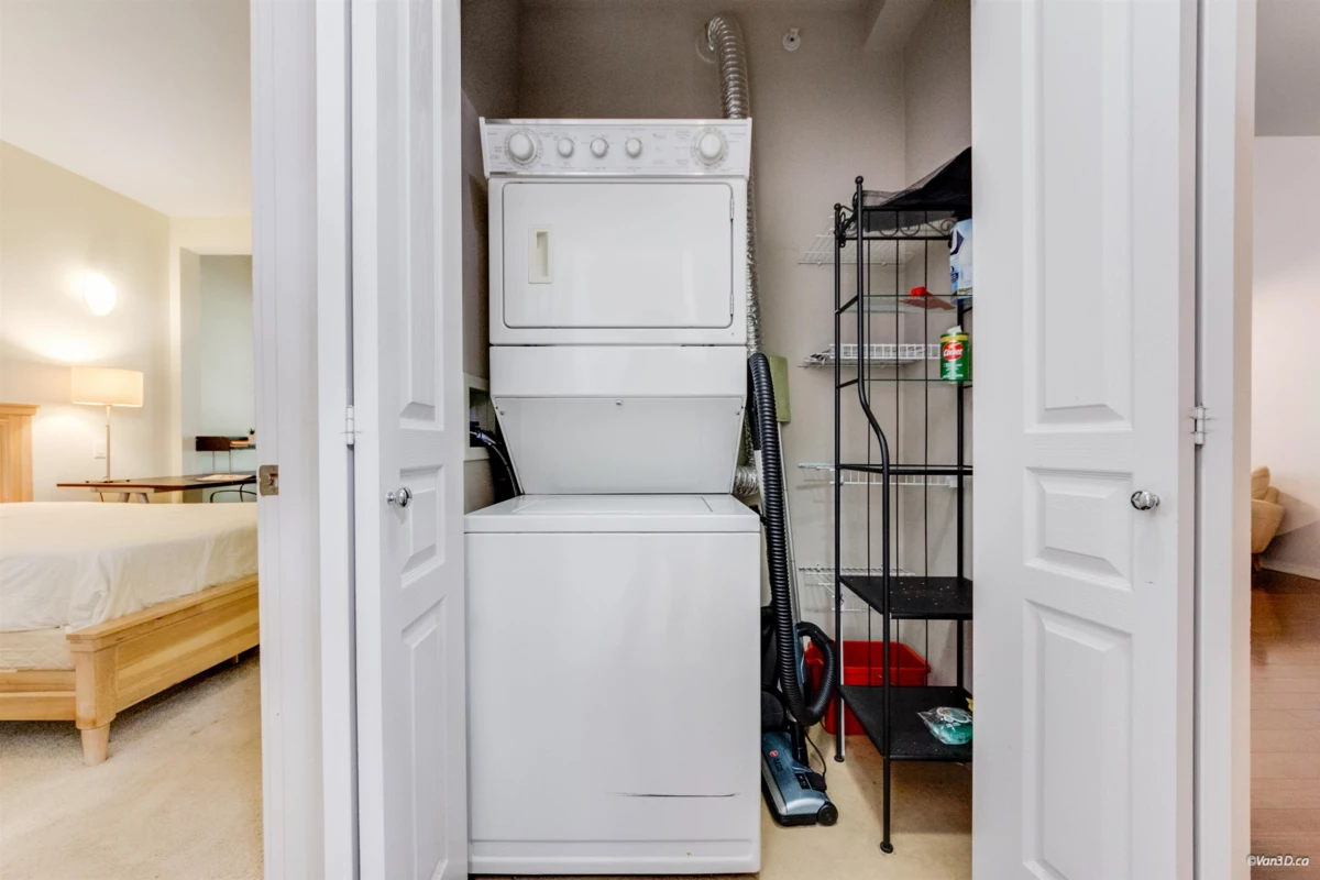 Laundry Room Photo of 406 9329 University Crescent, Burnaby, BC