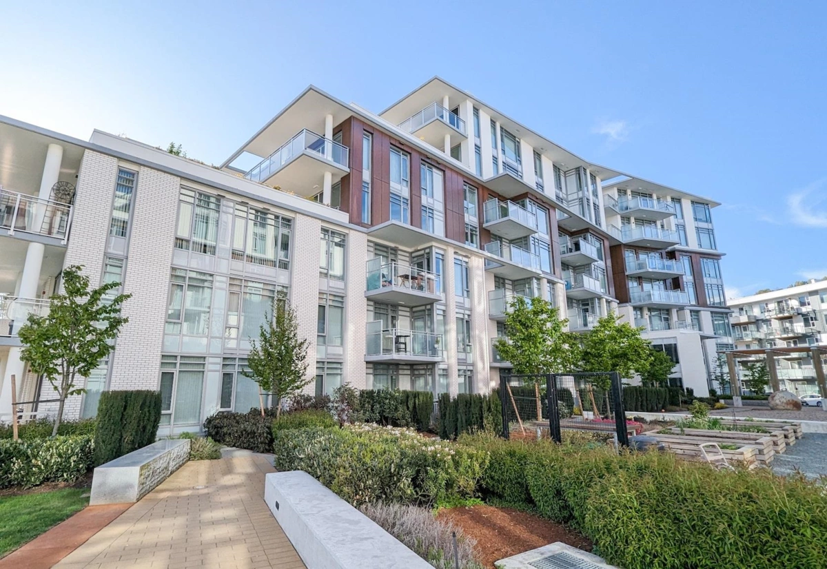 Outdoor Patio Photo of 402 3188 Riverwalk Avenue, Vancouver, BC