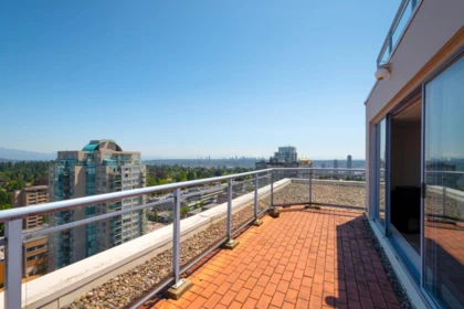 Outdoor Patio Photo of 2301 719 Princess Street, New Westminster, BC