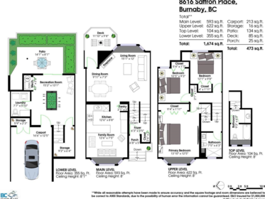 Hallway Photo of 8616 Saffron Place, Burnaby, BC