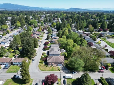 Aerial View of 21008 Barker Avenue, Maple Ridge, BC