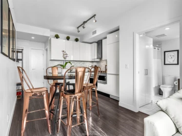 Kitchen Island Photo of 3305 1283 Howe Street, Vancouver, BC