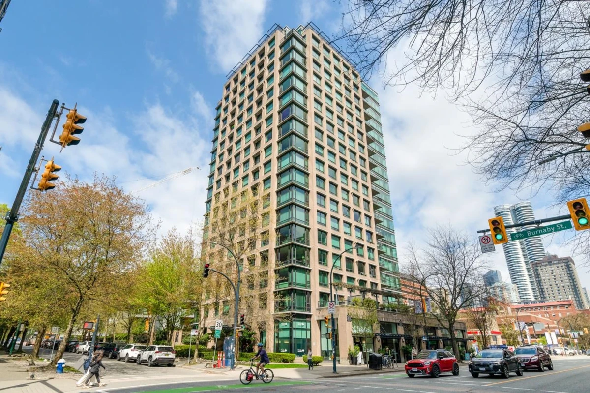 Exterior Rear Photo of 1301 1003 Burnaby Street, Vancouver, BC