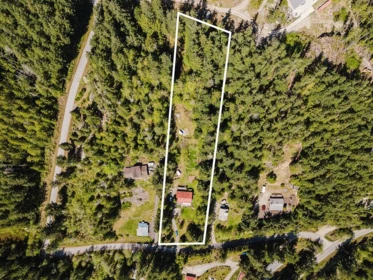 Aerial View of 5899 Spriggs Road, Madeira Park, BC