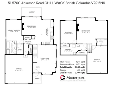 51 5700 Jinkerson Road, Chilliwack, BC, Chilliwack — Single Family Residence for sale