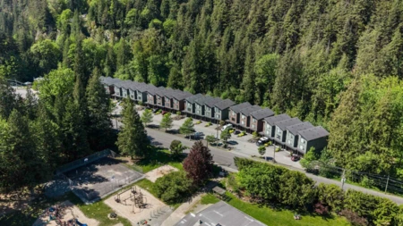 Aerial View of 5 520 Hot Springs Road, Harrison Hot Springs, BC