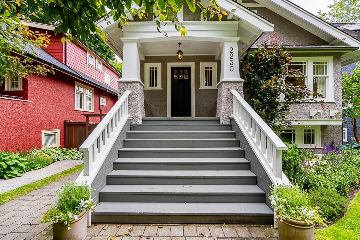 Exterior Rear Photo of 2230 Waterloo Street, Vancouver, BC