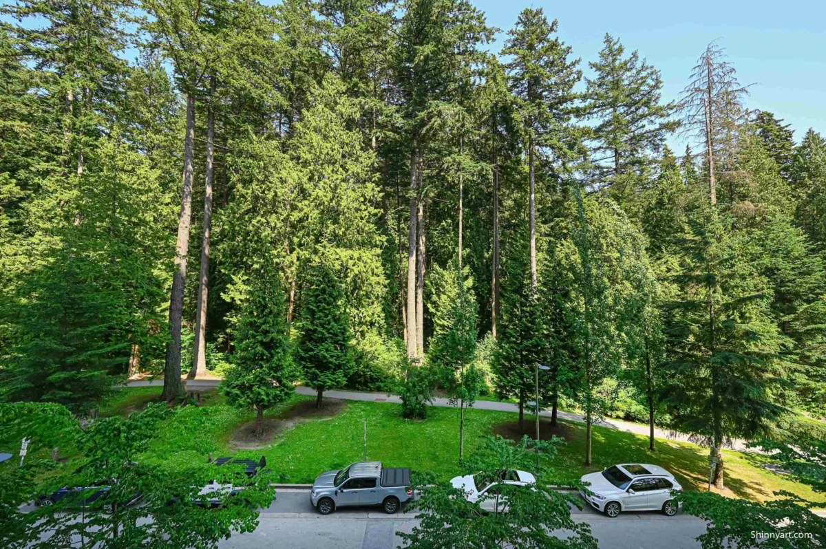 Exterior Rear Photo of 605 3487 Binning Road, Vancouver, BC