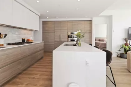 Kitchen Island Photo of 2508 680 Quayside Drive, New Westminster, BC