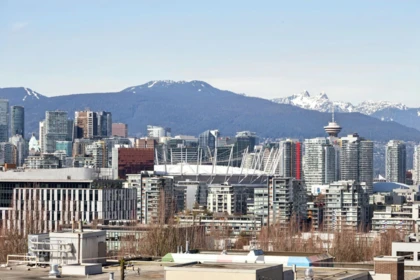 Aerial View of 406 2511 Quebec Street, Vancouver, BC