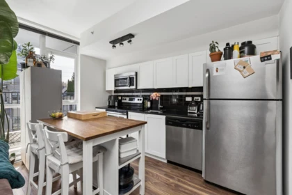 Kitchen Island Photo of 406 2511 Quebec Street, Vancouver, BC