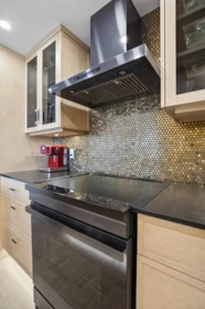 Kitchen Island Photo of 407 1330 Harwood Street, Vancouver, BC