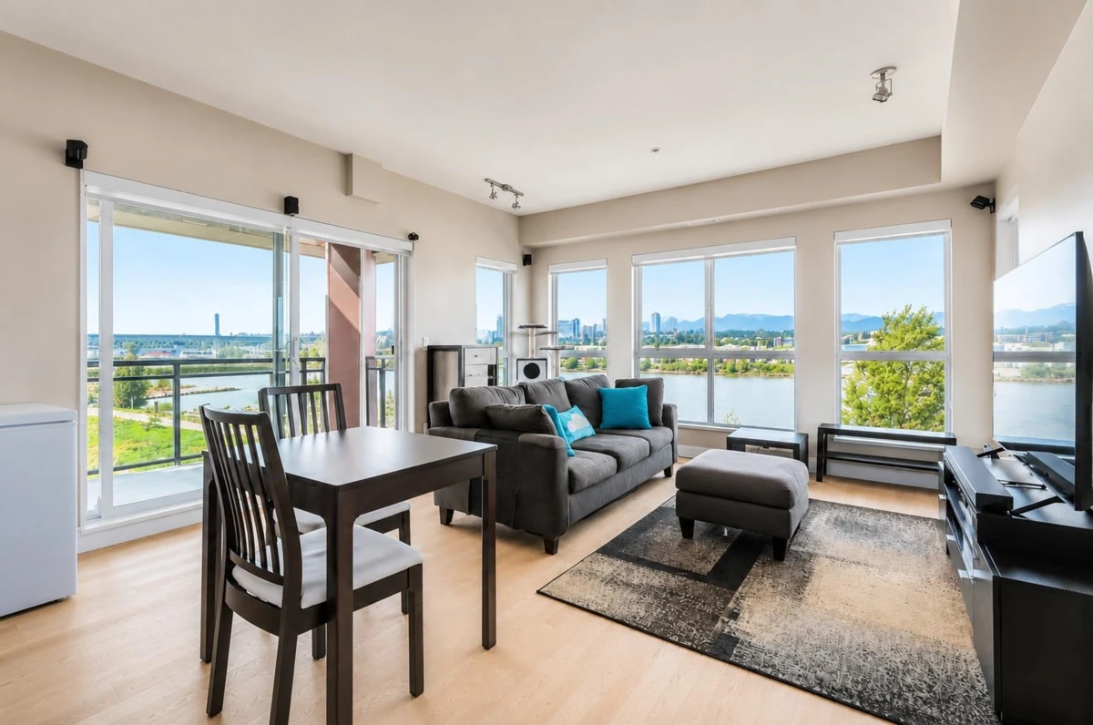 Living Room Photo of 511 10033 River Drive, Richmond, BC