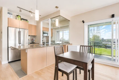 Kitchen Island Photo of 511 10033 River Drive, Richmond, BC