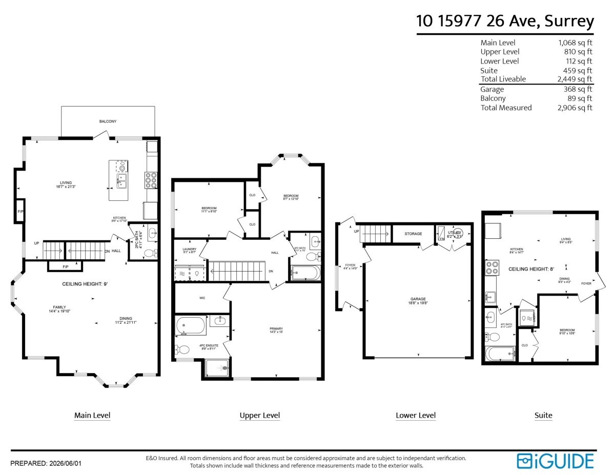 Dining Area Photo of 10 15977 26 Avenue, Surrey, BC