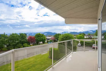 Aerial View of 201 7685 Amber Drive, Chilliwack, BC