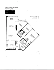Garage Interior Photo of 314 11601 227 Street, Maple Ridge, BC