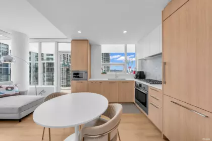 Kitchen Island Photo of 1701 2425 Alpha Avenue, Burnaby, BC