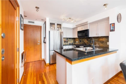 Kitchen Island Photo of 519 10 Renaissance Square, New Westminster, BC