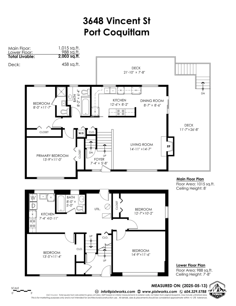 Exterior Rear Photo of 3648 Vincent Street, Port Coquitlam, BC