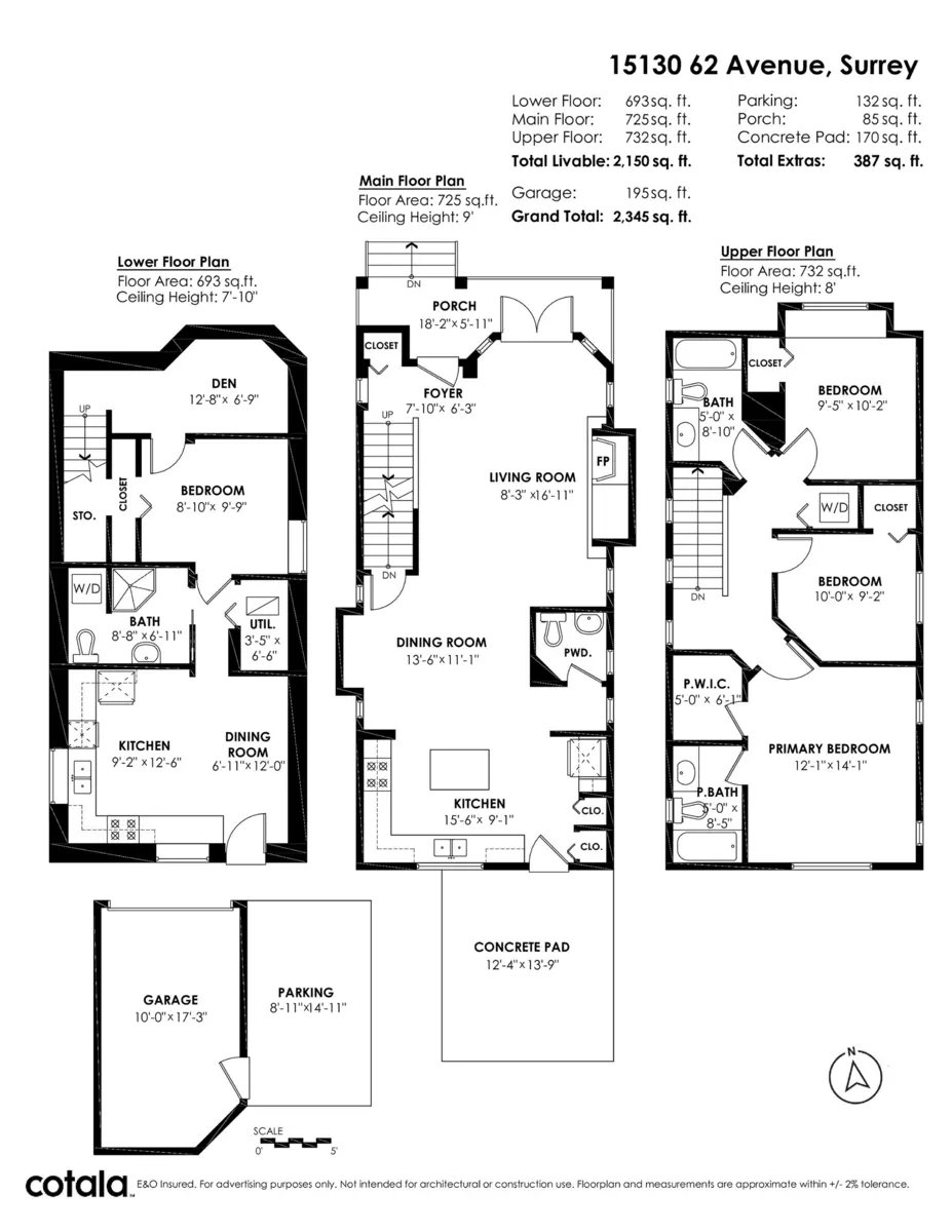 Exterior Rear Photo of 15130 62 Avenue, Surrey, BC
