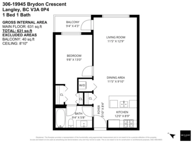Entry Foyer Photo of 306 19945 Brydon Crescent, Langley, BC