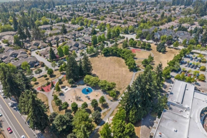 Aerial View of 30 8383 159 Street, Surrey, BC