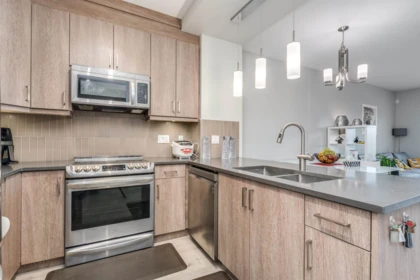 Kitchen Island Photo of 107 3525 Chandler Street, Coquitlam, BC