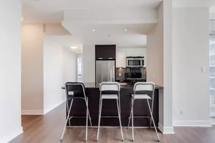 Kitchen Island Photo of 2707 2968 Glen Drive, Coquitlam, BC