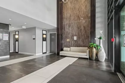 Living Room Photo of 401 6688 120 Street, Surrey, BC