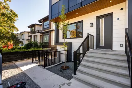 Exterior Rear Photo of 2 3940 Eton Street, Burnaby, BC