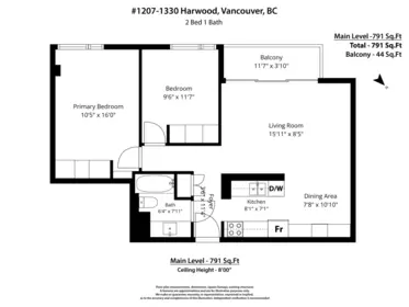 Garden / Landscaping Photo of 1207 1330 Harwood Street, Vancouver, BC