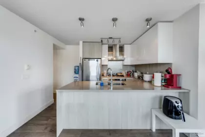 Kitchen Island Photo of 2208 3007 Glen Drive, Coquitlam, BC