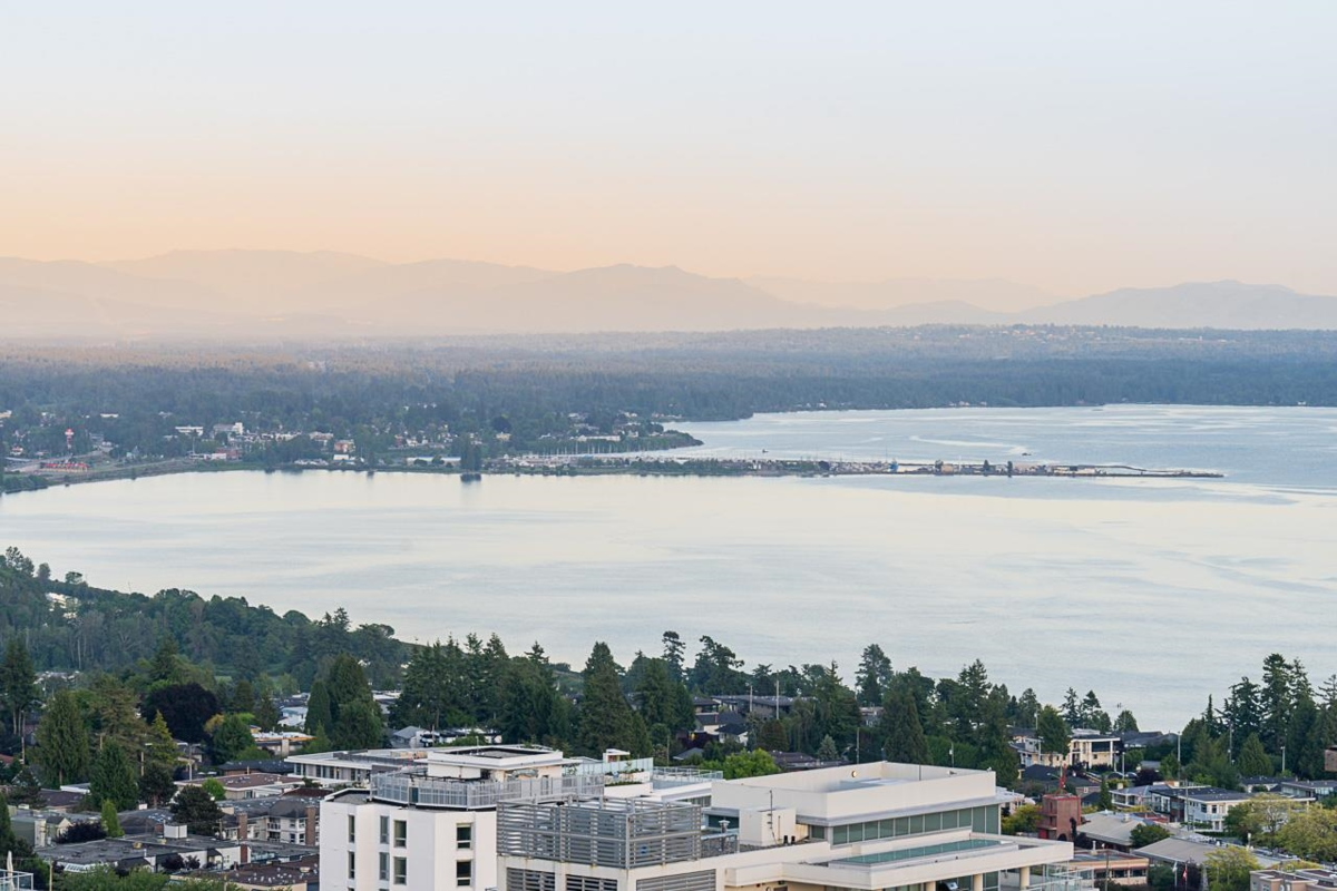 Aerial View of PH 2 1501 Foster Street, White Rock, BC