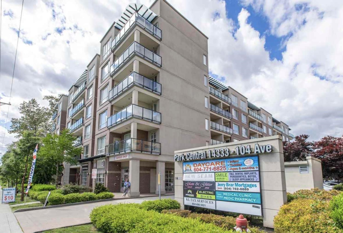 Exterior Front Photo of 506 14333 104 Avenue, Surrey, BC