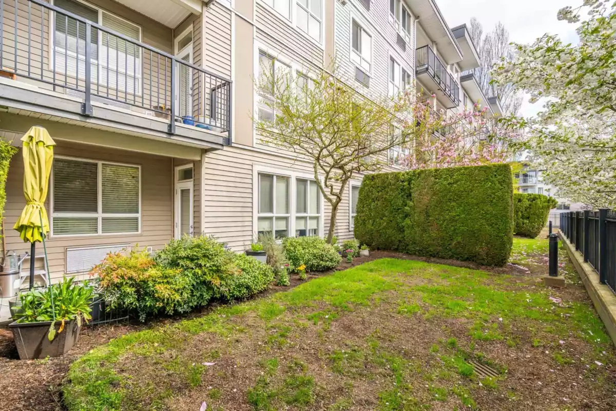 Backyard Photo of 106 5430 201 Street, Langley, BC