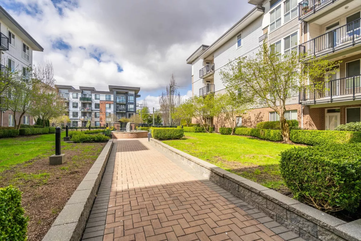 Exterior Rear Photo of 106 5430 201 Street, Langley, BC