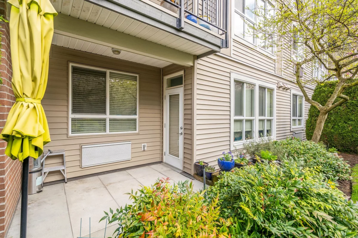 Outdoor Patio Photo of 106 5430 201 Street, Langley, BC