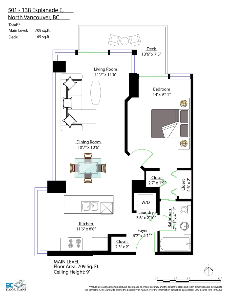 Garden / Landscaping Photo of 501 138 E Esplanade, North Vancouver, BC