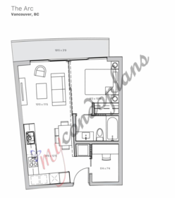 Powder Room Photo of 308 89 Nelson Street, Vancouver, BC