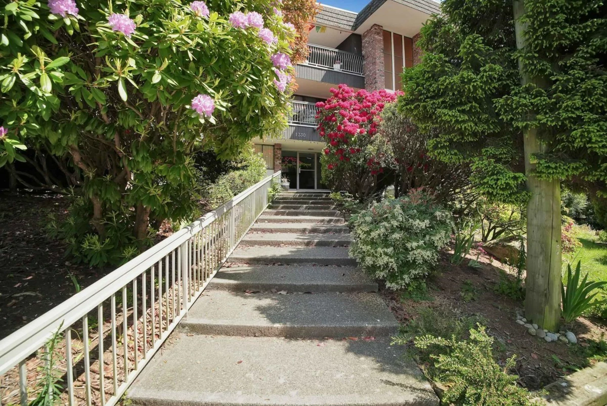 Exterior Rear Photo of 105 1330 Martin Street, White Rock, BC