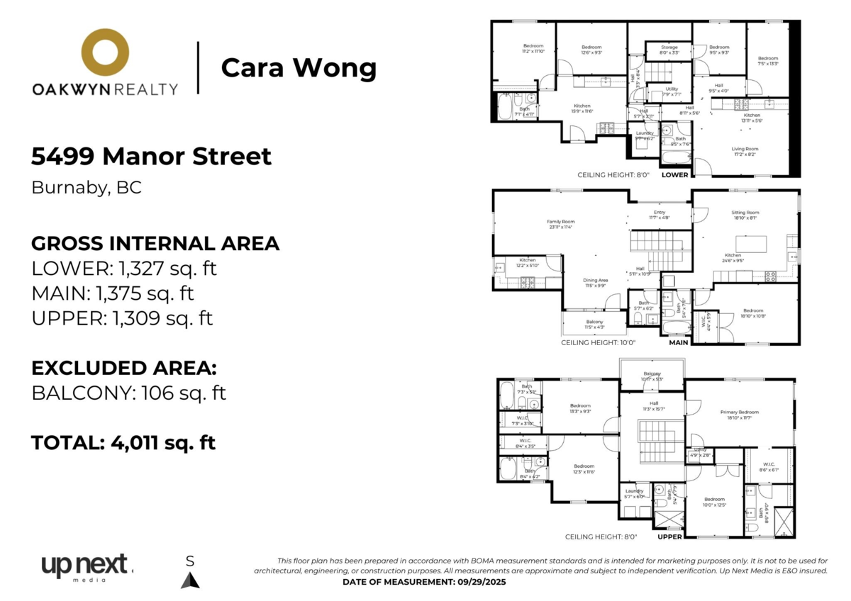 Office / Den Photo of 5499 Manor Street, Burnaby, BC