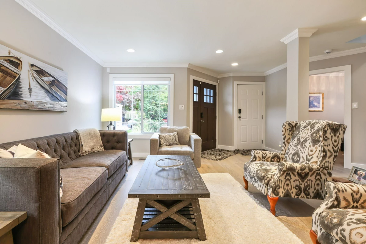 Living Room Photo of 1076 Clements Avenue, North Vancouver, BC