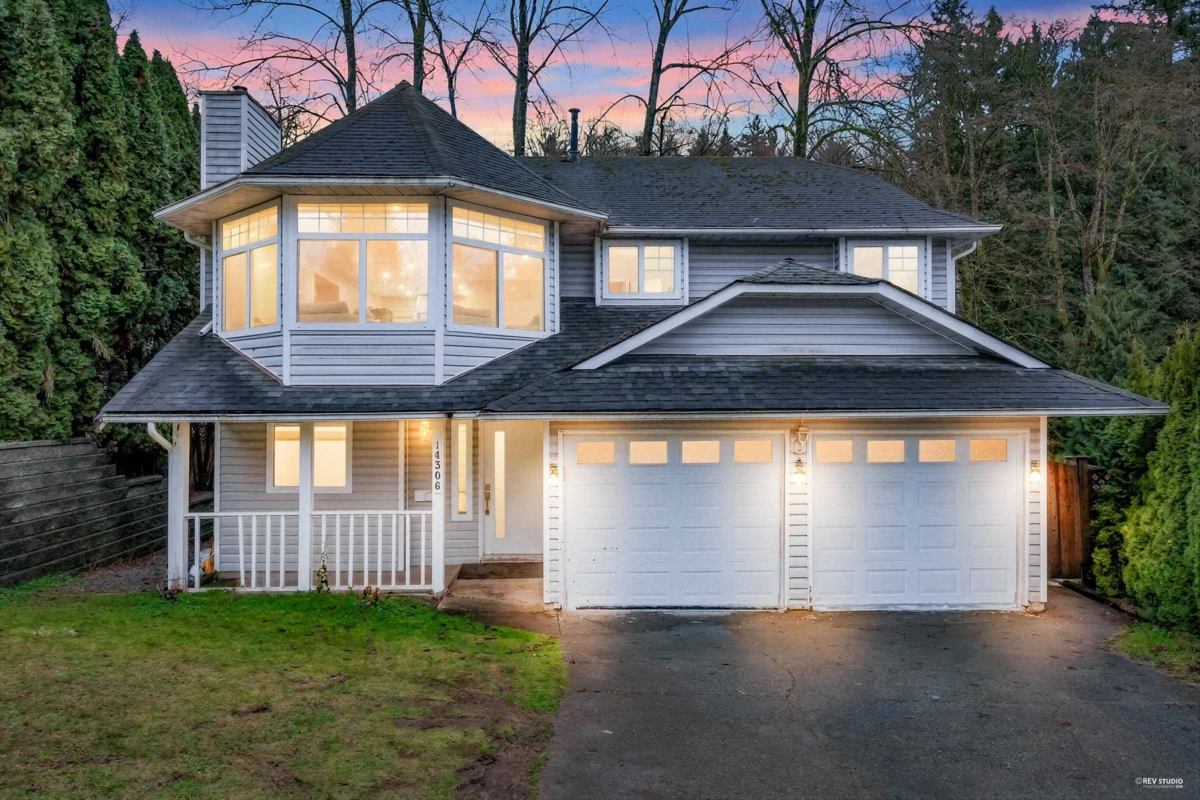 Exterior Rear Photo of 14306 77a Avenue, Surrey, BC