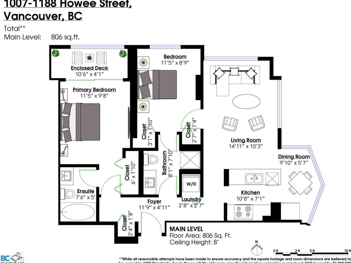 Staircase Photo of 1007 1188 Howe Street, Vancouver, BC