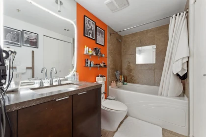 Primary Bathroom Photo of 1701 918 Cooperage Way, Vancouver, BC