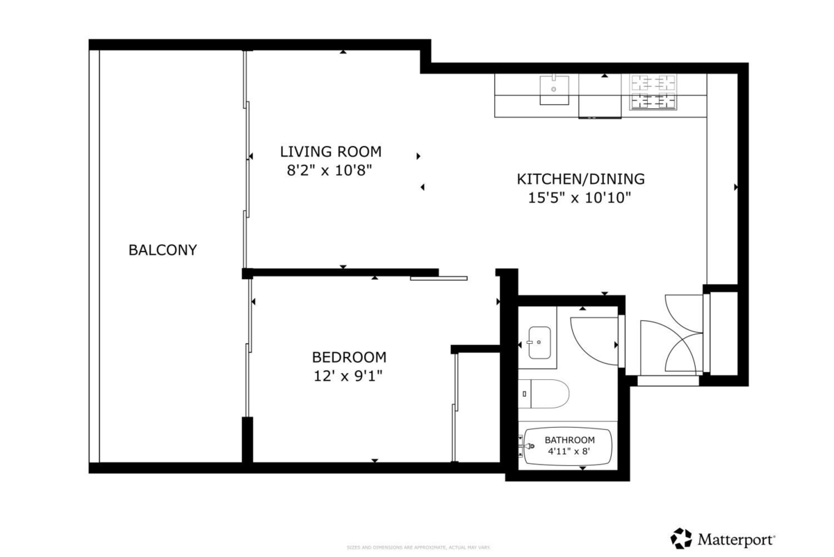 Outdoor Deck Photo of 1512 4730 Lougheed Highway, Burnaby, BC