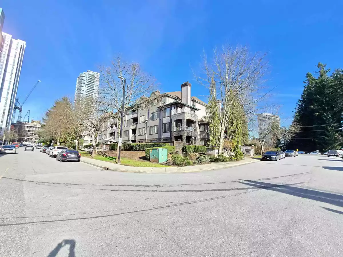 Exterior Rear Photo of 406 1145 Heffley Crescent, Coquitlam, BC